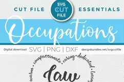 Law enforcement svg - a police svg file for a woman / female Product Image 6