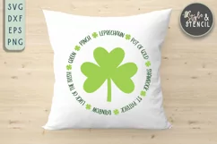 St. Pattys Day Circle SVG - SVG, PNG, EPS, DXF, Cut File Product Image 6