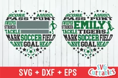 Soccer SVG | Soccer Heart Subway Art | Shirt Design Product Image 1