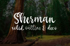 Sherman Trio - Free Font of The Week Product Image 1