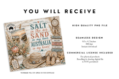 Aussie Coastal Salt Air Tumbler Wrap PNG Product Image 2