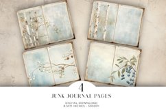 Watercolour Junk Journal Digital Paper Bi-fold Product Image 1