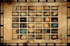 36 different vintage filmstrip backgrounds in sepia colors Product Image 1