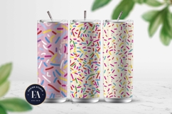 Pastel Sprinkles digital paper | Colorful Rainbow Sprinkles Product Image 2