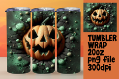 Personal Touch: 20oz Tumbler Design , 3D Pumpkin Product Image 1
