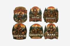 Bigfoot Family Clipart Bundle Product Image 9