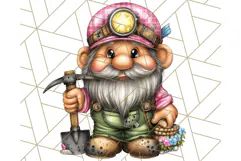 Gnomes at Work Clipart PNG, Cute Gnomes PNG Illustration Product Image 5