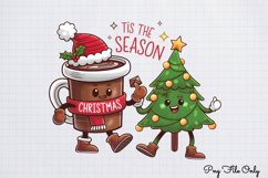 Funny Christmas Sublimation Clipart PNG Product Image 1