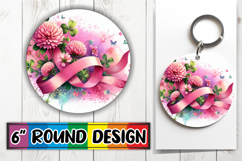 Whimsical Circle Ornaments PNG Design, Flowers Product Image 1