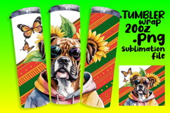 Unique Artwork for 20oz Tumbler , Cute Dog Product Image 1
