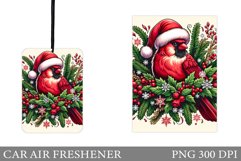 Cute Cardinal Car Air Freshener. Christmas Car Air Freshener Product Image 1