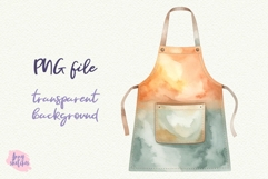 Apron PNG Sublimation Fall Baking Clipart Product Image 1