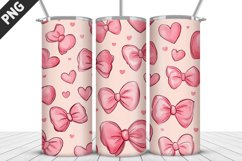 Lovely Hearts Tumbler Design | Valentine&#039;s Day Tumbler Wrap Product Image 2
