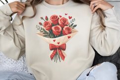 Cute Watercolor Valentines Day Clipart PNG Product Image 1