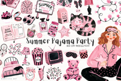 Summer Pajama Party Clipart Product Image 1
