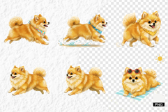 Summer Cute Dog Clipart - Summer Animals PNG Product Image 1