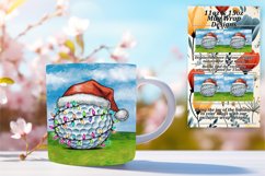 Modern 11oz Mug Wrap Png Template , Holiday Product Image 1