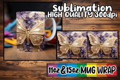 Butterfly Symphony: Mug Wrap Sublimation Artistry Product Image 1