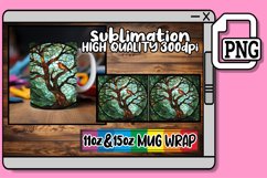 Spellbinding Stained Glass Mug Wrap Artwork 11oz/15oz Product Image 1