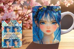 Enchanting 15oz Mug Wrap Png Template , Fairy Product Image 1