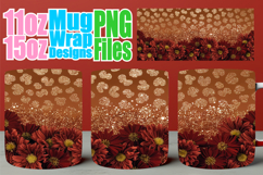 Serene evenings sublimation mug wrap, Leopard Prints Product Image 1