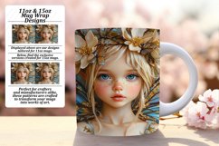 Radiant 11oz Mug Wrap Png Template , Fairy Product Image 1