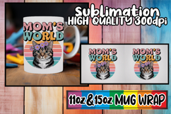 Charming whispers 11oz 15oz mug wrap, Cat Lover Product Image 1