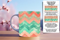 Glitter Stripe 11oz/15oz Mug Wrap Art Product Image 1