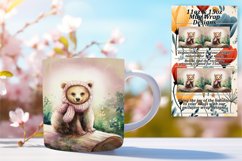 Modern 11oz Mug Wrap Png Template , Animals Product Image 1