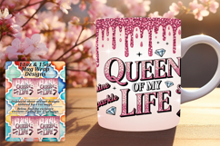 BEAUTY 15oz Mug Wrap PNG Design , Girl Quote Product Image 1