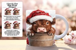 Dynamic 11oz Mug Wrap Png Design , Christmas Product Image 1