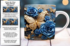 Radiant Wings of Elegance: Mug Wrap 11oz 15oz Product Image 1