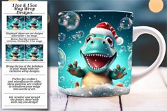 3D Christmas Charm: Mug Wrap Sublimations with Cute Animals Product Image 1