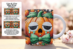 Beautiful 11oz Mug Wrap Png Artwork , Cute Pumpkin Product Image 1