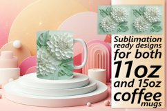 Floral Serenade: Sublimation 11oz/15oz Mug Product Image 1