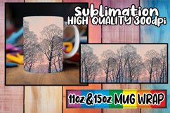 Nature's Beauty Mug Wrap Sublimation for 11oz 15oz Product Image 1