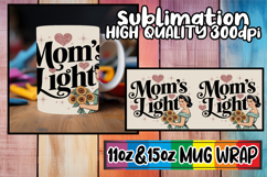 Blissful dreams sublimation print wrap, Mom Life Product Image 1