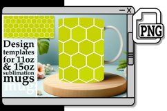 Neon Euphoria: Sublimation Patterns for 15oz Mug 11oz Product Image 1