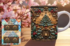 Sublimation 15oz Mug Wrap Png Design , Christmas Product Image 1