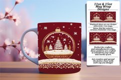Radiant 15oz Mug Wrap Png Template , Holiday Product Image 1