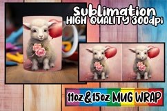 Heartfelt Sublimation Art for Lovebirds Product Image 1