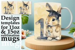 Delightful Animals Graduation Mug Design 11oz Product Image 1