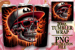 RADIANT MOMENTS 20oz TUMBLER WRAP, Skull Product Image 1