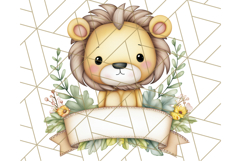 Cute Safari Animal Clipart PNG for Kids, African Wildlife Product Image 5