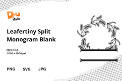 Leafertiny Split Monogram Product Image 1