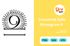 Cresverde Split Monogram Product Image 1