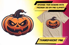 Spooky Pumpkin Printable Animal PNG Product Image 1