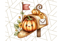 Fall Fairy House Clipart PNG, Autumn Homes and Decor Product Image 5