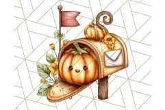 Fall Fairy House Clipart PNG, Autumn Homes and Decor Product Image 5