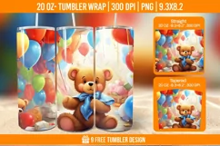 Children Toys Tumbler Wrap Designs, Sublimation Wrap Product Image 1